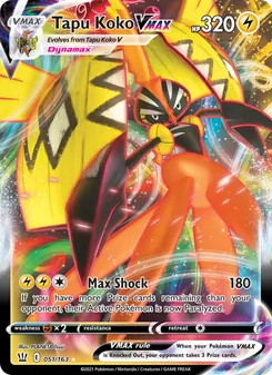 Tapu Koko VMAX, Battle Styles, no. 51
