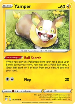 Yamper, Battle Styles, no. 52