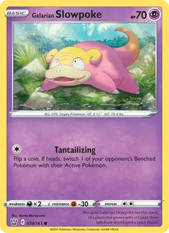 Galarian Slowpoke, Battle Styles, no. 54
