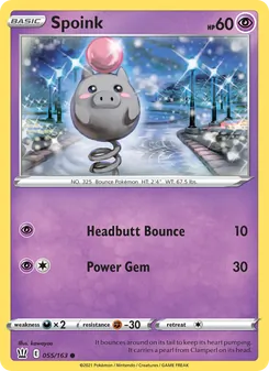 Spoink, Battle Styles, no. 55