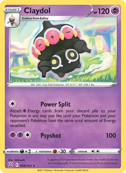 Claydol, Battle Styles, no. 58