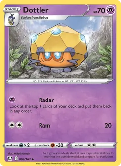 Dottler, Battle Styles, no. 64