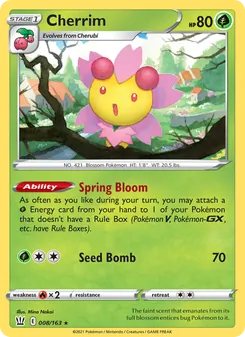 Cherrim, Battle Styles, no. 8
