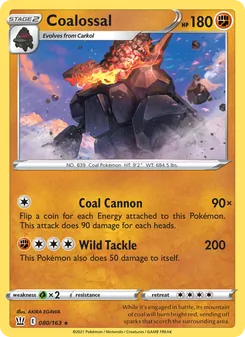 Coalossal, Battle Styles, no. 80