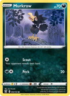 Murkrow, Battle Styles, no. 93