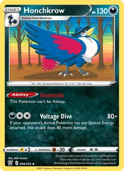 Honchkrow, Battle Styles, no. 94