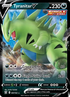 Tyranitar V, Battle Styles, no. 97
