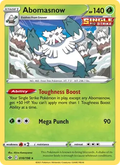 Abomasnow, Chilling Reign, no. 10