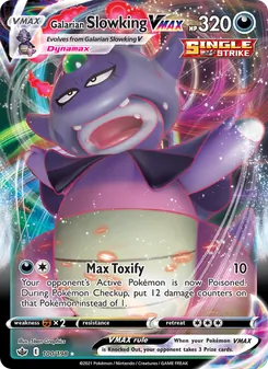 Galarian Slowking VMAX, Chilling Reign, no. 100