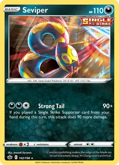 Seviper, Chilling Reign, no. 102