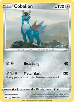 Cobalion, Chilling Reign, no. 114