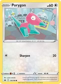 Porygon, Chilling Reign, no. 116