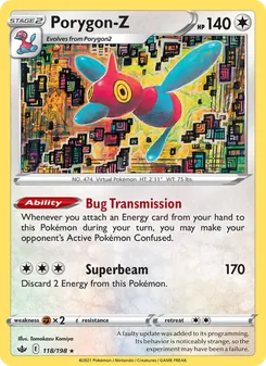 Porygon-Z, Chilling Reign, no. 118
