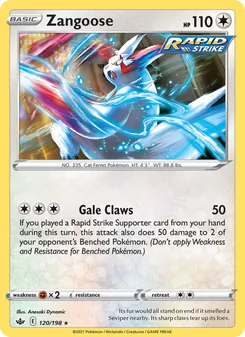 Zangoose, Chilling Reign, no. 120