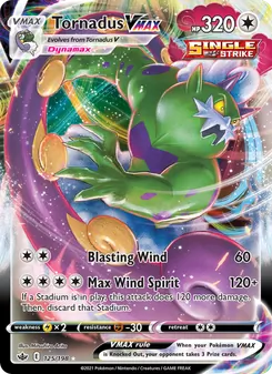 Tornadus VMAX, Chilling Reign, no. 125