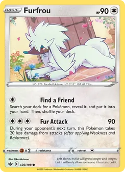 Furfrou, Chilling Reign, no. 126