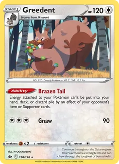 Greedent, Chilling Reign, no. 128