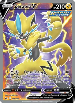 Zeraora V, Chilling Reign, no. 165