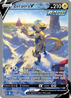 Zeraora V, Chilling Reign, no. 166