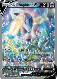 Galarian Rapidash V, Chilling Reign, no. 168