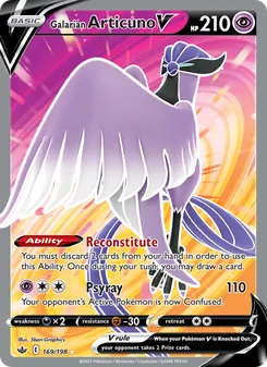 Galarian Articuno V, Chilling Reign, no. 169
