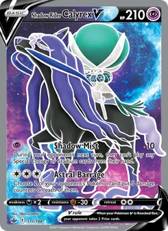 Shadow Rider Calyrex V, Chilling Reign, no. 171