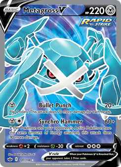 Metagross V, Chilling Reign, no. 181