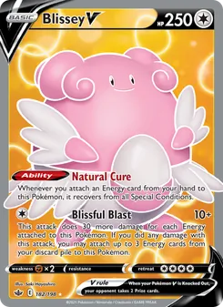 Blissey V, Chilling Reign, no. 182