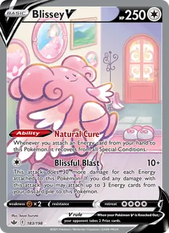 Blissey V, Chilling Reign, no. 183