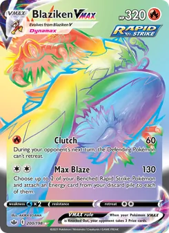 Blaziken VMAX, Chilling Reign, no. 200