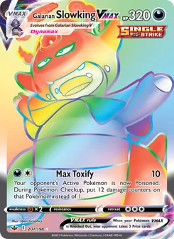 Galarian Slowking VMAX, Chilling Reign, no. 207