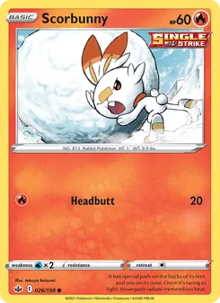 Scorbunny, Chilling Reign, no. 26