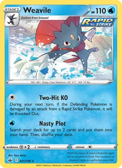 Weavile, Chilling Reign, no. 31