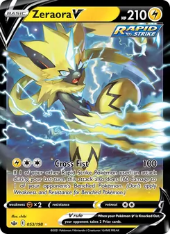 Zeraora V, Chilling Reign, no. 53