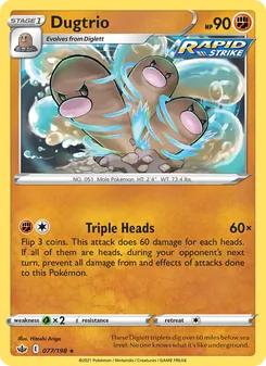 Dugtrio, Chilling Reign, no. 77
