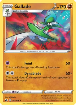 Gallade, Chilling Reign, no. 81
