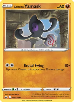 Galarian Yamask, Chilling Reign, no. 82