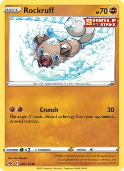 Rockruff, Chilling Reign, no. 86