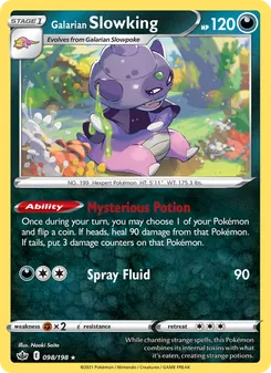 Galarian Slowking, Chilling Reign, no. 98