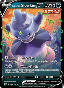 Galarian Slowking V, Chilling Reign, no. 99