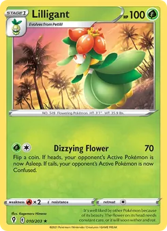 Lilligant, Evolving Skies, no. 10