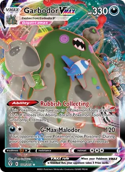 Garbodor VMAX, Evolving Skies, no. 101