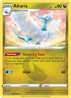 Altaria, Evolving Skies, no. 106