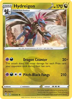 Hydreigon, Evolving Skies, no. 115