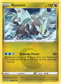 Kyurem, Evolving Skies, no. 116