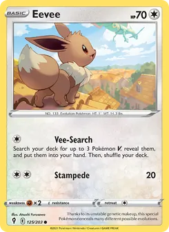 Eevee, Evolving Skies, no. 125
