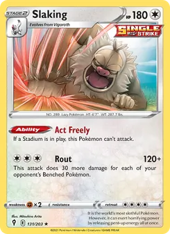 Slaking, Evolving Skies, no. 131