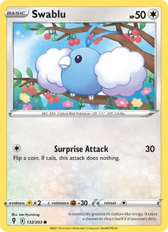 Swablu, Evolving Skies, no. 132