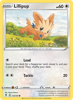 Lillipup, Evolving Skies, no. 133