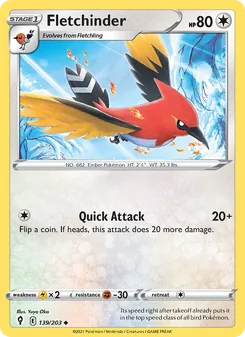 Fletchinder, Evolving Skies, no. 139